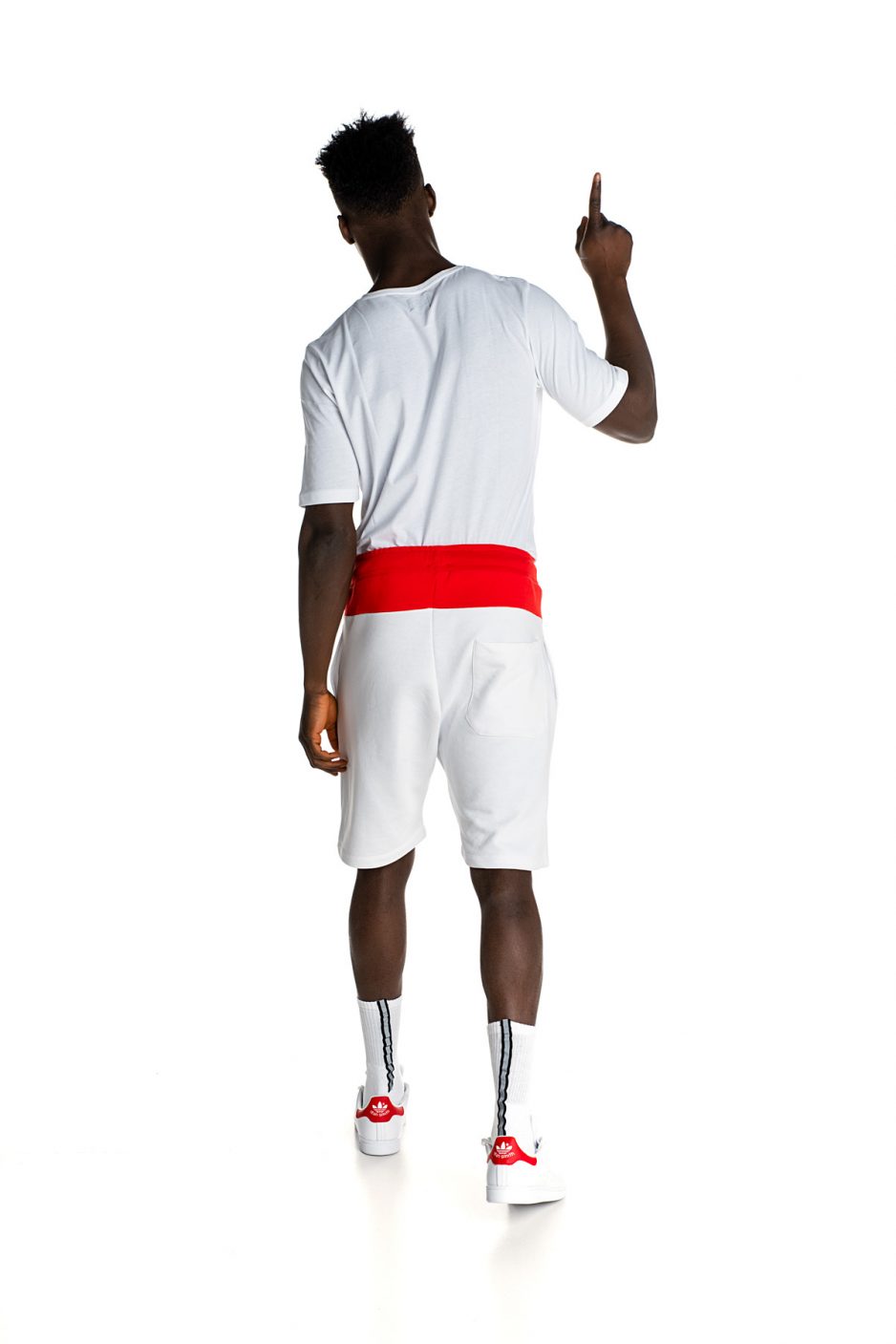 Red P/COC t-shirt with logo in front